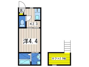 HermitagedeYokosukaKinugasaの物件間取画像